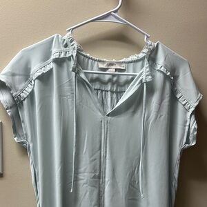 LOFT Light Blue Blouse for Women